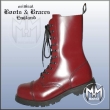 Abbildung Boots & Braces - 10-Loch Stiefel Cherry Rot